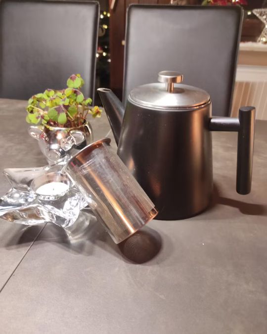 Kundenfoto: Teekanne mit Wasserkessel & Vorratsglas Set