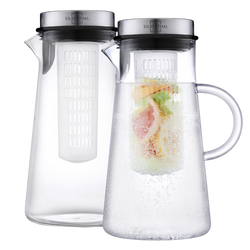 2x Glaskaraffen 2 Liter Set